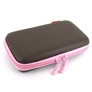 3DSSHP14 [プラス パレット 3DS/DSi/DSLite用 セミハードポーチ チョコレートピンク]