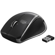 USB接続 無線BlueLEDマウス 6ボタン/横スクロールタイプ ガンメタリック BSMBW03GM