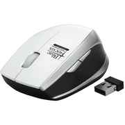 USB接続 無線BlueLEDマウス 5ボタンタイプ ホワイト BSMBW02WH