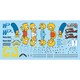 14434 [スカイラインデカール Wパシフィックエア SIMPSONS]