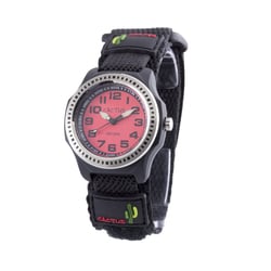 ヨドバシ Com カクタス Cactus Cac 45 M07 キッズ腕時計 ボーイズ ブラック レッド 通販 全品無料配達