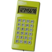 G-touchイルミネーション 携帯電卓 8桁 グリーン DX-140GR