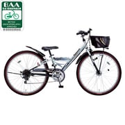自転車（22型） シルバー メタルショット・オートライト B-MHN264AS