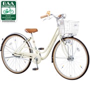 自転車(26型) アイボリーホワイト アンサンブル・ガールズ・オートライト B-SBGN612AF