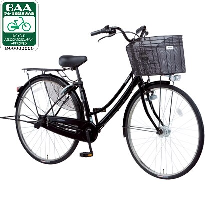 自転車（27型） ピュアブラック タフママ・ガチガチロック・ブラックバージョン B-TMB733B