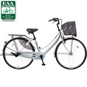 自転車(27型) シャトルシルバー タフママ・ガチガチロック・ブラックバージョン B-TMB733S