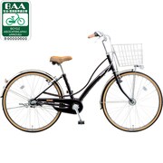 自転車(26型) ピュアブラック ヴィアトーレ・ガチガチロック B-VA635B