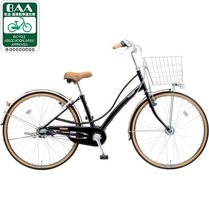 自転車（27型） ピュアブラック ヴィアトーレ・ガチガチロック B-VA735B