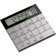 8桁電卓 MAZZ CALCULATOR ブラック/アルミニウム LC68