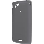 BSMPX2C01BK [Xperia arc（エクスペリア アーク）専用 シリコンケース 液晶保護フィルム付 ブラック]