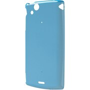 BSMPX2C02BL [Xperia arc（エクスペリア アーク）専用 ハードケース 液晶保護フィルム付 ブルー]