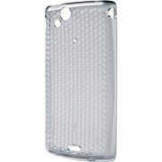 BSMPX2C03CR [Xperia arc（エクスペリア アーク）専用 TPUケース ダイヤ模様 液晶保護フィルム付 クリア]