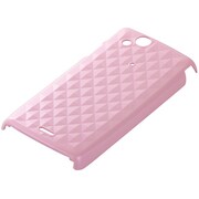 BSMPX2C07PP [Xperia arc（エクスペリアアーク）デザインケース ダイヤ 液晶保護フィルム付 パールピンク]
