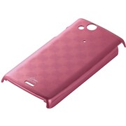 BSMPX2C09PK [Xperia arc（エクスペリアアーク）デザインケース ドット模様 液晶保護フィルム付 ピンク]