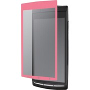 BSEFX2PK [Xperia arc（エクスペリア アーク）専用 液晶保護フィルム イージーフィット/反射防止タイプ ピンク]