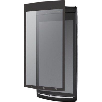 BSEFGX2BK [Xperia arc（エクスペリア アーク）専用 液晶保護フィルム イージーフィット/光沢タイプ ブラック]
