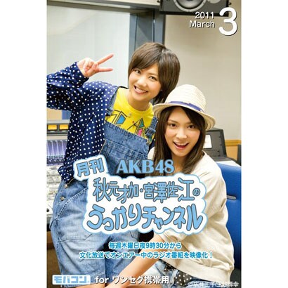 月刊 AKB48 秋元才加・宮澤佐江のうっかりチャンネル 3月号 予約特典付き ワンセグ携帯用 [microSD]