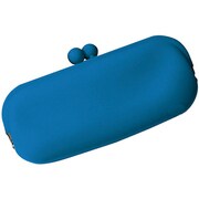 シリコン製 がま口 小物入れ POCHIII ブルー