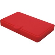 シリコン製カードケース I-SATSU レッド
