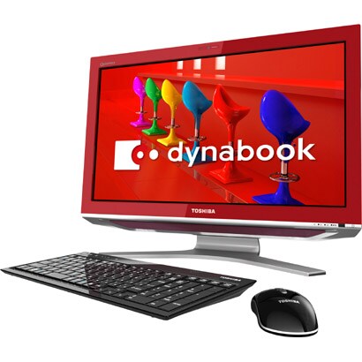 dynabook Qosmio D710/T7BR 21.5型ワイド液晶/HDD1TB/ブルーレイディスクドライブ シャイニーレッド PD710T7BBFR