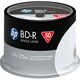 データ用BD-R 片面1層25GB 1-4倍速 インクジェット対応ホワイトワイドレーベル スピンドルケース 50枚 BDR25HPWBX50SA