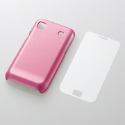 GALAXY S専用シェルカバー ローズピンク PD-SC02PVPPND