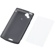 PD-SOX2UCBK [Xperia arc（エクスペリア アーク）用ソフトケース 液晶保護フィルム付 ブラック]