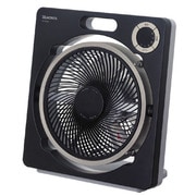 ボックス扇 リモコン付 air mixer ブラック MF-XR25C-K
