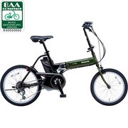 電動アシスト自転車(18/20型) グリーン×ブラック Off Time(オフ タイム) BE-ENW073G