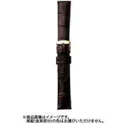BK109B-N [時計バンド ヴィヴィッド&ベーシック カーフ型押し ウェルダー チョコ 16mm]