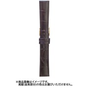 BK109B-P [時計バンド ヴィヴィッド&ベーシック カーフ型押し ウェルダー チョコ 18mm]