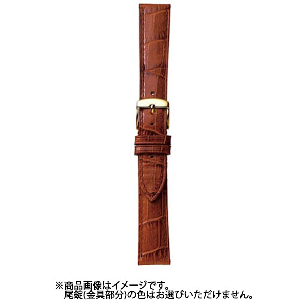 BK109C-N [時計バンド ヴィヴィッド&ベーシック カーフ型押し ウェルダー 茶 16mm]