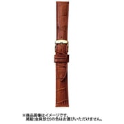 BK109C-N [時計バンド ヴィヴィッド&ベーシック カーフ型押し ウェルダー 茶 16mm]