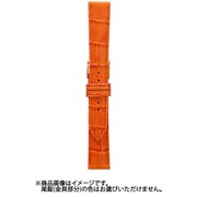 BK109O-P [時計バンド ヴィヴィッド&ベーシック カーフ型押し ウェルダー オレンジ 18mm]