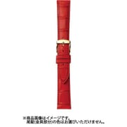 BK109R-N [時計バンド ヴィヴィッド&ベーシック カーフ型押し ウェルダー 赤 16mm]