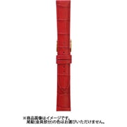 BK109R-P [時計バンド ヴィヴィッド&ベーシック カーフ型押し ウェルダー 赤 18mm]