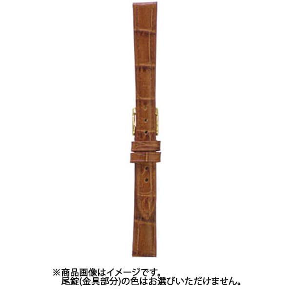 BK009C-I [時計バンド ヴィヴィッド&ベーシック カーフ型押し ウェルダー 茶 12mm]