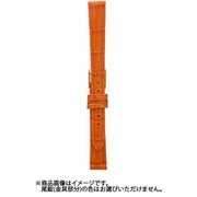 BK009O-L [時計バンド ヴィヴィッド&ベーシック カーフ型押し ウェルダー オレンジ 14mm]