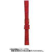 BK009R-I [時計バンド ヴィヴィッド&ベーシック カーフ型押し ウェルダー 赤 12mm]