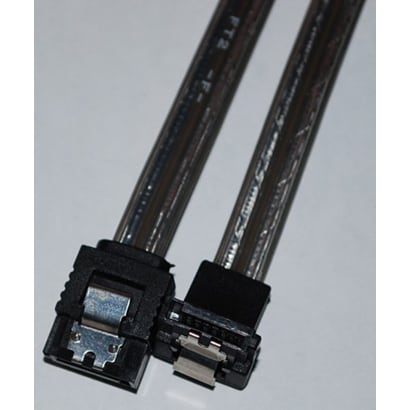シリアルATA3ケーブル 片下L型 ラッチ付き50cm SAL50GR