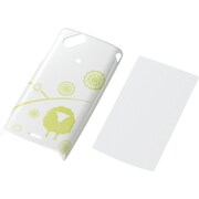 PD-SOX2PVG1WH [Xperia arc（エクスペリア アーク）用シェルカバー for Girl 液晶保護フィルム付 パールホワイト]