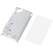 PD-SOX2PVG2GY [Xperia arc（エクスペリア アーク）用シェルカバー for Girl 液晶保護フィルム付 シルバーグレー]