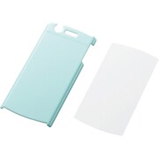 MEDIAS（メディアス） N-04C用 きせかえパネル 液晶保護フィルム付 シャーベットブルー PD-NCM1KPBU