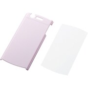 MEDIAS（メディアス） N-04C用 きせかえパネル 液晶保護フィルム付 ライトパープル PD-NCM1KPPU