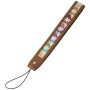 カメラ用ハンドストラップ ブラウン×ホワイト DCA-OR-SP01BRW