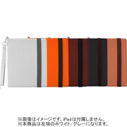 iPad 2用ケース TUNEFOLIO(チューンフォリオ) ホワイト/グレー TUN-PD-000064