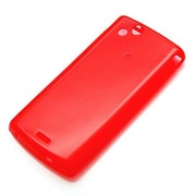 RX-XPARC13CR [Xperia arc用 セミハードケース(TPU)+フィルム付属 クリアレッド]