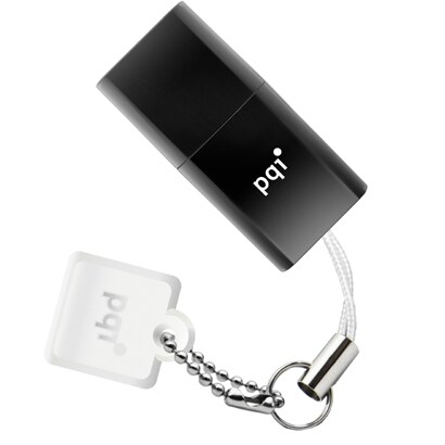 USBフラッシュメモリ U819Lシリーズ 4GB 防水加工 キャップフォルダー付属 ディープ・ブラック 6819-004GR2