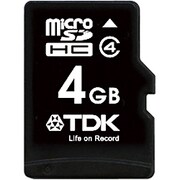 microSDHCカード CLASS4 4GB SDカードアダプター付き T-MCSDHC4GB4