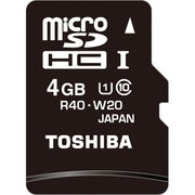 microSDHC UHS-I カード Class10 4GB SD変換アダプタ付 SD-MU004GX